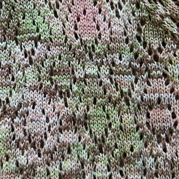 North Style open design knit button up cardigan mother of Pearl buttons - Picture 4 of 5